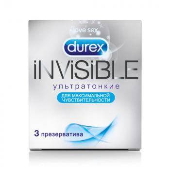 Презервативы Дюрекс/Durex инвизибл ультратонкие N3