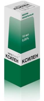 Ксилен капли наз. 0,05% 10мл N1
