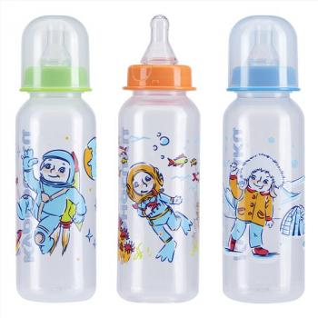 МД Курносики бутылочка 250мл соска силикон первые друзья 0+мес (11101)
