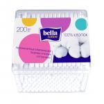 Ватные палочки Белла коттон N200 (пласт короб)