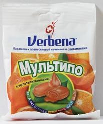 Карамель лечебная Вербена мультипо 60г