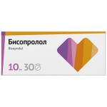 Бисопролол таб. п.п.о. 10мг N30