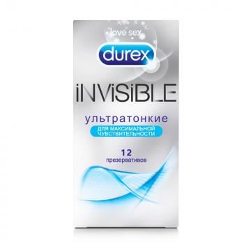 Презервативы Дюрекс/Durex инвизибл ультратонкие N12