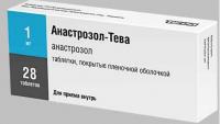 Анастрозол-Тева таб. п.п.о. 1мг N28