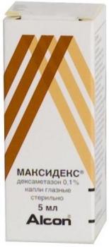 Максидекс капли гл. 0,1% 5мл N1