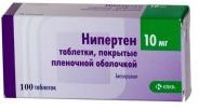 Нипертен таб. п.п.о. 10мг N100