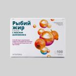 Витатека рыбий жир капс. шиповник 0,37г N100