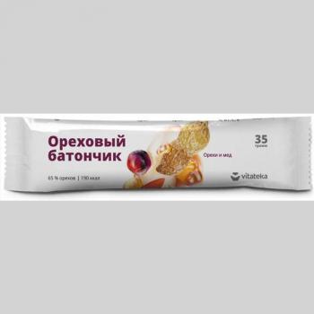 Витатека батончик-мюсли орех-мед-вит С 35г