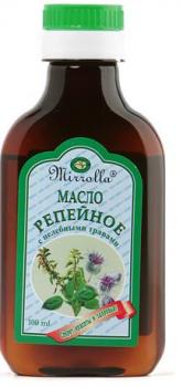 Масло репейное Мирролла целебные травы 100мл