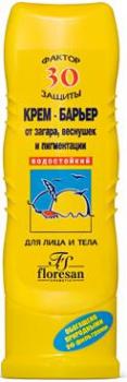 Флоресан крем барьер от загара spf30 125мл от веснушек пигментац (114)