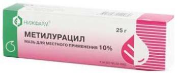 Метилурацил мазь 10% 25г N1