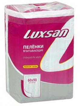 Пеленки впитывающие Люксан премиум экстра N10 60х90