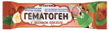 Витатека гематоген лесной орех 40г