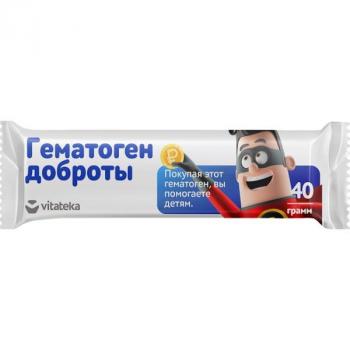 Витатека гематоген детский доброты 40г