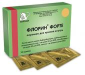 Флорин форте пор.внутрь 50млн КОЕ+50млн КОЕ 850мг N10