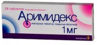 Аримидекс таб. п.п.о. 1мг N28