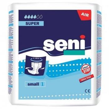 Подгузники Супер сени (1) смолл N30 (55-80см/1300мл)