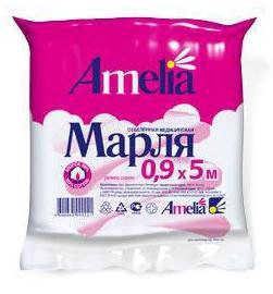 Марля медицинская 5мх90см амелия
