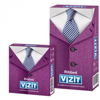 Презервативы Визит ребристые N12