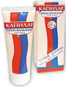 Капилар крем-бальзам д/тела охлаждающий 75г