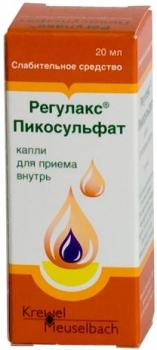 Регулакс Пикосульфат капли внутр. 7,5мг/мл 20мл N1