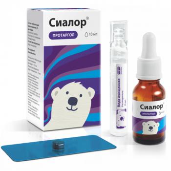 Сиалор протаргол капли (таб+р-ль) 2% 10мл (Renewal)