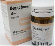 Кордафлекс таб. п.п.о. 10мг N100