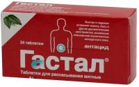 Гастал таб. д/рассас мятные N24