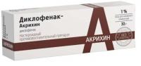 Диклофенак-Акрихин мазь 1% 30г
