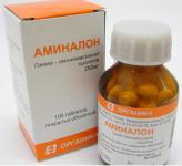 Аминалон таб. п.п.о. 250мг N100 (банка)
