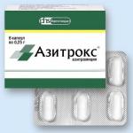 Азитрокс капс. 250мг N6