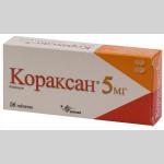 Кораксан таб. п.п.о. 5мг N56