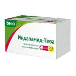 Индапамид-Тева таб. п.п.о. 2,5мг N30