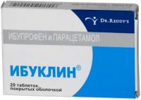Ибуклин таб. п.п.о. 400мг+325мг N20