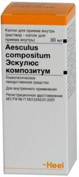 Эскулюс композитум капли внутр. 30мл