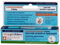 Стоппроблем гель салициловый чистотел-череда 15мл д/комбинир кожи