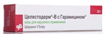 Целестодерм В с гарамицином мазь 30г N1