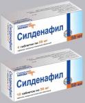 Силденафил-СЗ таб. п.п.о. 50мг N4