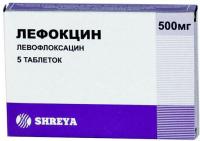 Лефокцин таб. п.п.о. 500мг N5