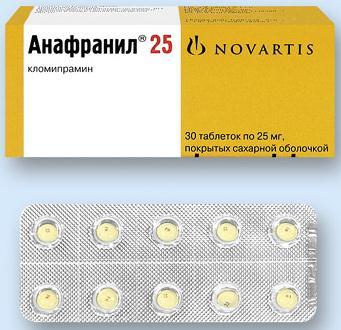 Анафранил таб. п.о 25мг N30