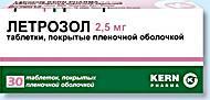Летрозол таб. п.п.о. 2,5мг N30