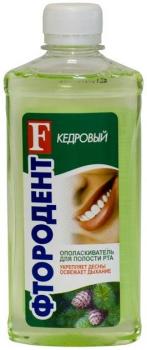 Ополаскиватель д/полости рта Фтородент фторагент кедр 275мл