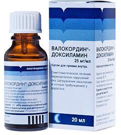 Валокордин-Доксиламин капли 25мг/мл 20мл N1
