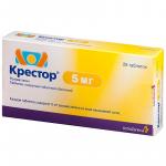 Крестор таб. п.п.о. 5мг N28