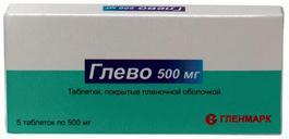 Глево таб. п.п.о. 500мг N5