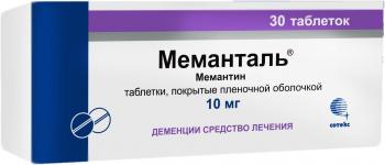 Меманталь таб. п.п.о. 10мг N30