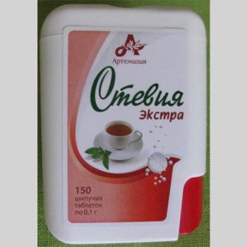 Заменитель сахара таб. шип. Стевия экстра N150