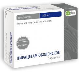 Пирацетам Оболенское таб. п.п.о. 800мг N30