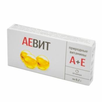 Аевит мирролла капс. с природными витаминами 200мг N10