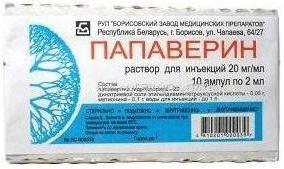Папаверин р-р д/ин. 20мг/мл 2мл N10